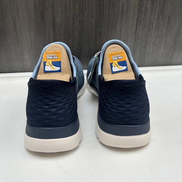 New Skechers Women’s Slip-ins Shoes, Blue and Pink Sneakers, size 7 - Picture 5 of 5